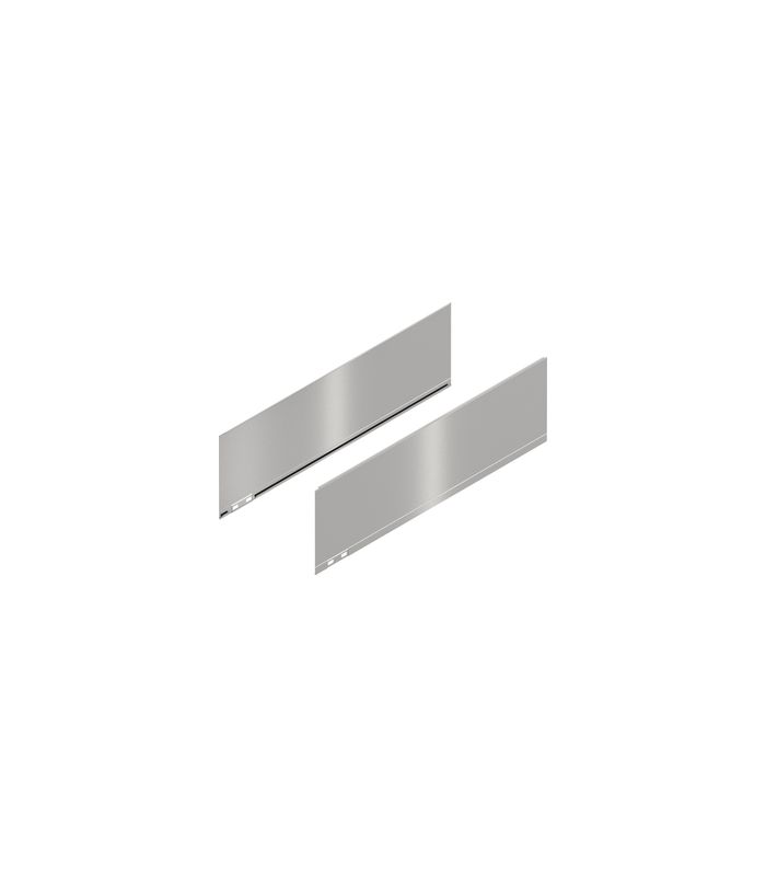 LEGRABOX Dekorelement, Höhe C (177 mm), NL=550 mm, links/rechts, inox-gebür.-lackiert