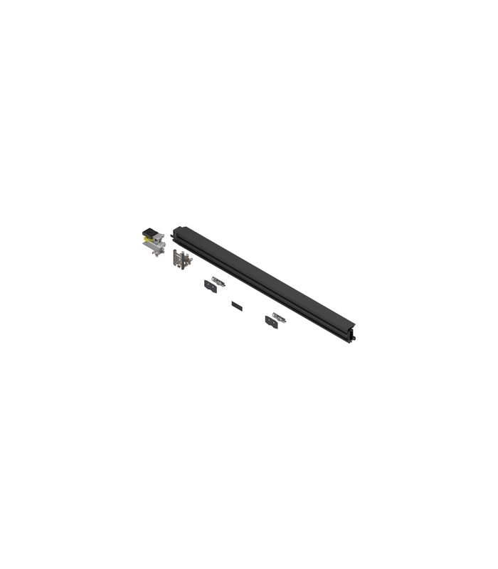 REVEGO duo, Laufträger (Set), für lichte Weite in der Anwendung: 1350 mm, links, schwarz