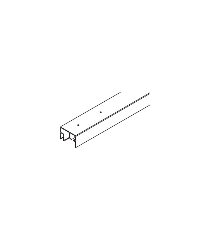 Porta 100 Laufschiene GWF Alu eloxiert L = 6000 mm