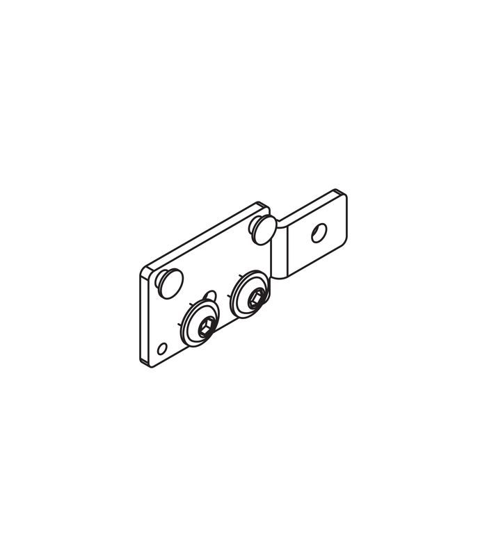 Porta 100 GW/GWF Seilhalter links Stahl verzinkt