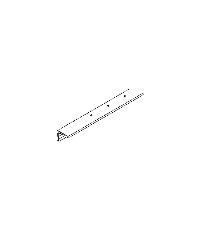 Porta100 Wandb.-Winkelprofil GW Alu L = 2500 mm