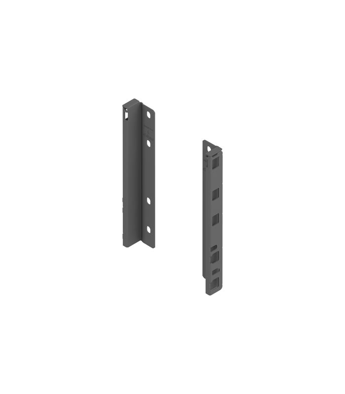 MERIVOBOX Holzrückwandhalter, Höhe E (209 mm), links/rechts, oriongrau matt