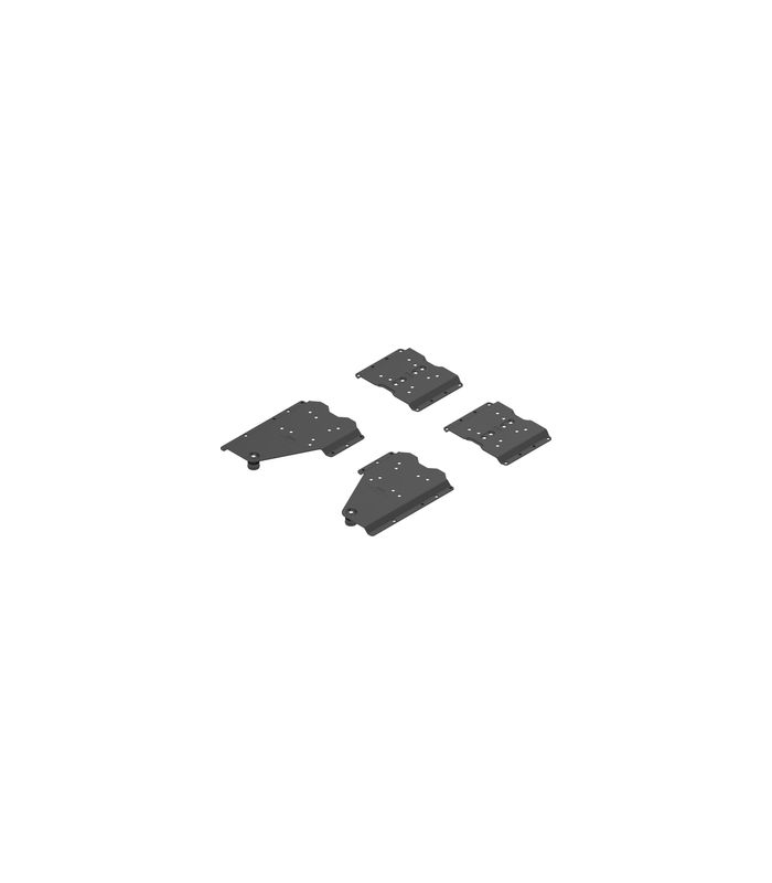 REVEGO duo, Pocketverbinder (Set), für Anwendung mit Sockel, für Pocketseitendicke 18 bis 19 mm, schwarz