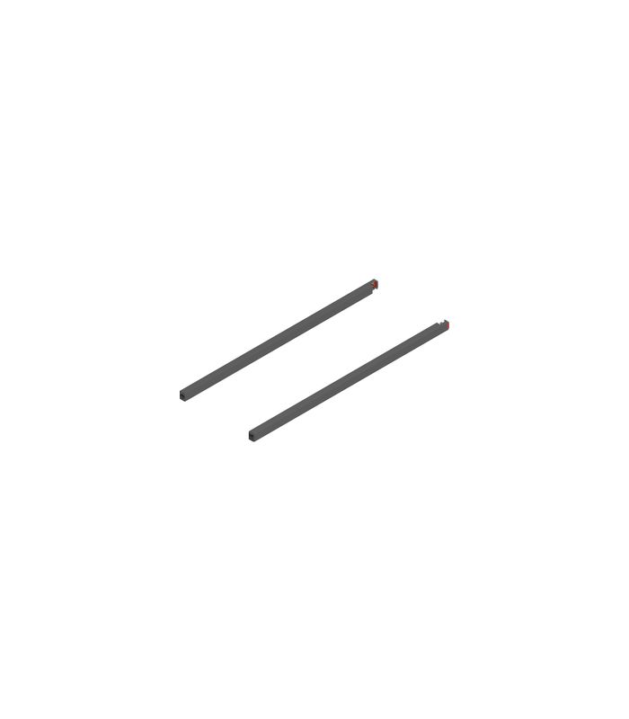 MERIVOBOX Längsreling, NL=550 mm, links/rechts, oriongrau matt