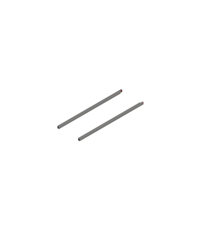 MERIVOBOX Längsreling, NL=600 mm, links/rechts, indiumgrau matt