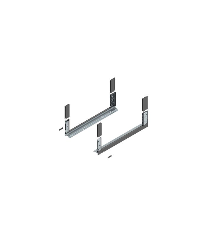 LEGRABOX Zarge, Höhe C (177 mm), NL=650 mm, links/rechts, für LEGRABOX free, oriongrau matt