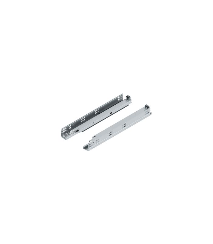 TANDEM plus TIP-ON Vollauszug, Führung, 30 kg, NL=450 mm, für Kupplung, links/rechts, verzinkt