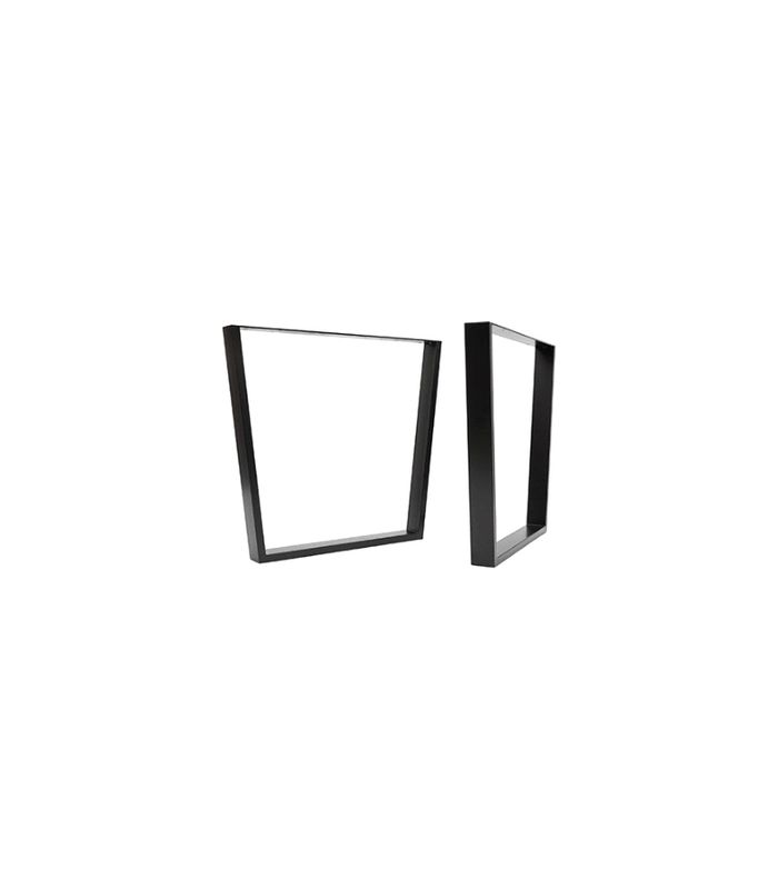 Bank - / Tischfuss B 320 x H 400 mm Stahl schwarz pulverbes.Tragkr. 100 kg
