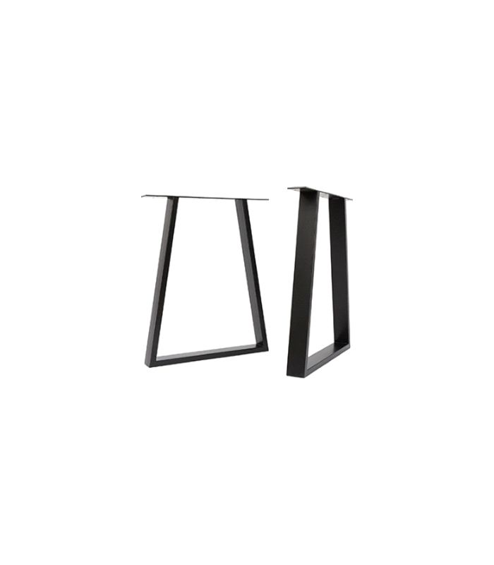 Bank - / Tischfuss B 320 x H 400 mm Stahl schwarz pulverbes.Tragkr. 100 kg