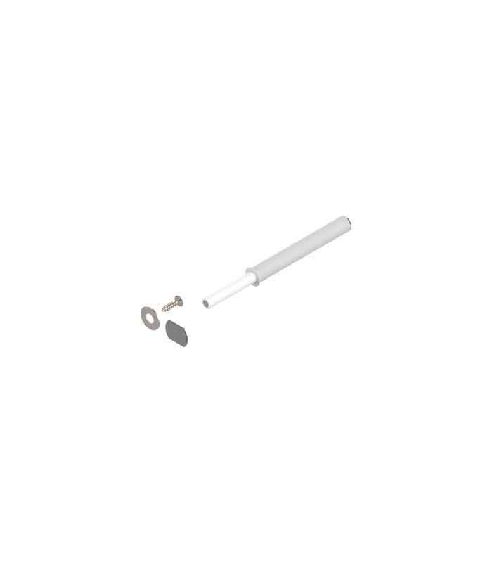 TIP-ON für Türen (Set), Langversion, mit Magnet, seidenweiss