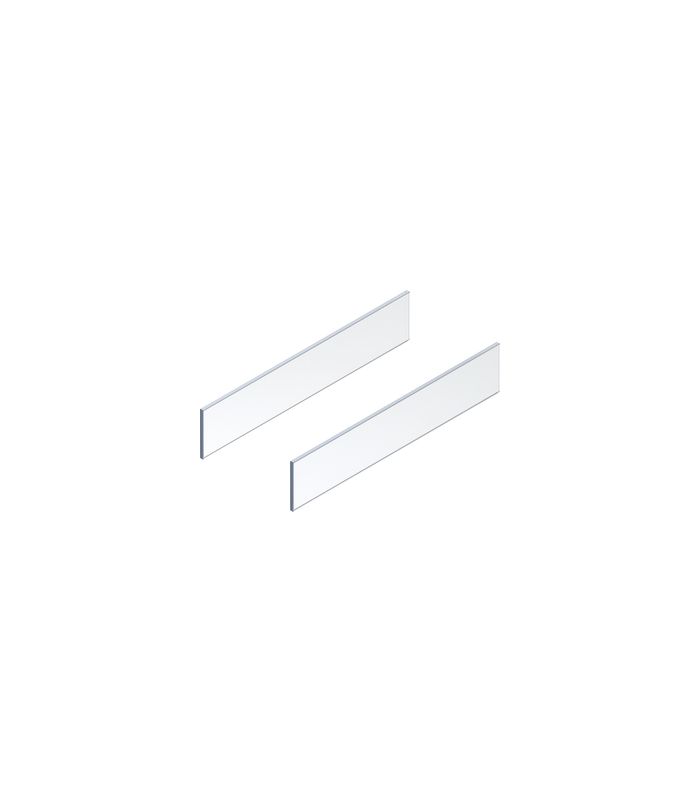 MERIVOBOX Einschubelement - Seite, Höhe E (95 mm), NL=550 mm, Glas klar, 2 St. im Set, klar