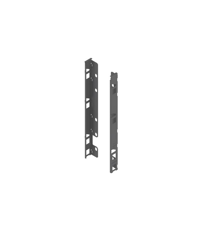 LEGRABOX Holzrückwandhalter, Höhe F (257 mm), links/rechts, oriongrau matt
