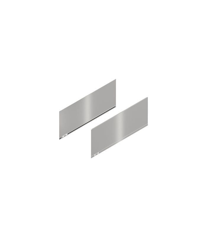 LEGRABOX Dekorelement, Höhe F (241 mm), NL=550 mm, links/rechts, inox-gebür.-lackiert