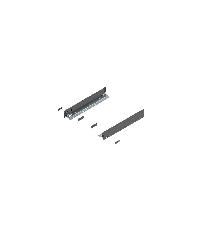 LEGRABOX Zarge, Höhe N (66.5 mm), NL=450 mm, links/rechts, für LEGRABOX pure, oriongrau matt