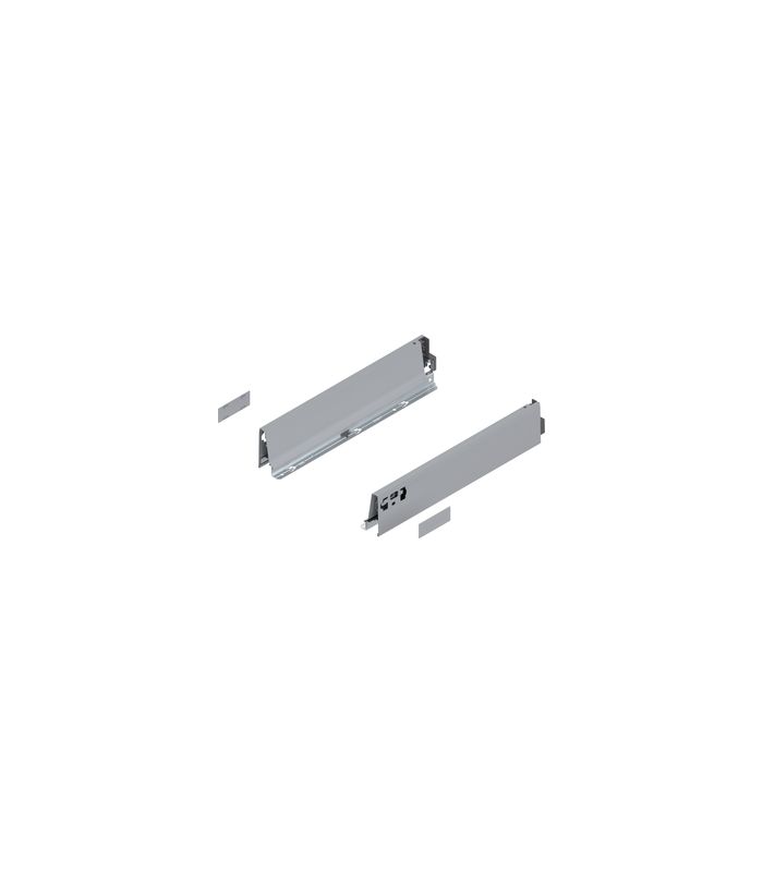 TANDEMBOX Zarge, Höhe M (83 mm), NL=400 mm, links/rechts, für TANDEMBOX intivo/antaro, R9006 weissalumin.