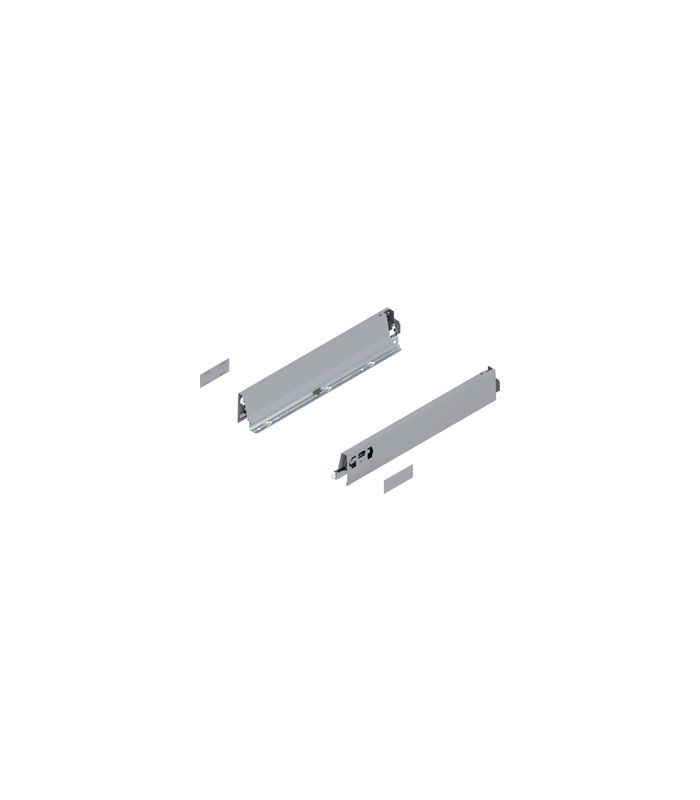 TANDEMBOX Zarge, Höhe N (68 mm), NL=400 mm, links/rechts, für TANDEMBOX intivo/antaro, R9006 weissalumin.