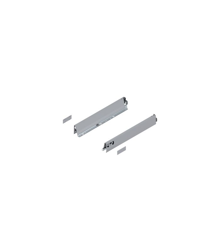 TANDEMBOX Zarge, Höhe N (68 mm), NL=450 mm, links/rechts, für TANDEMBOX intivo/antaro, R9006 weissalumin.