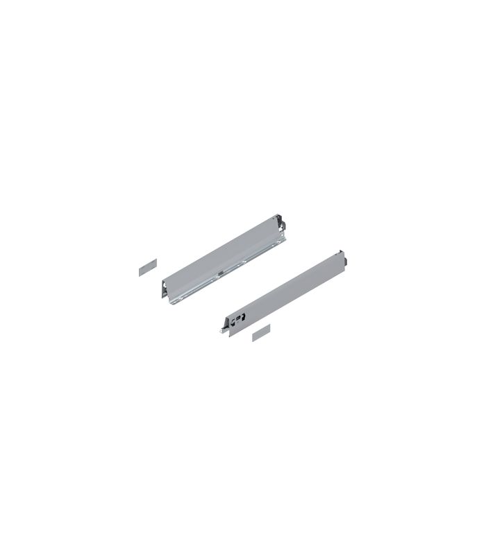 TANDEMBOX Zarge, Höhe N (68 mm), NL=500 mm, links/rechts, für TANDEMBOX intivo/antaro, R9006 weissalumin.