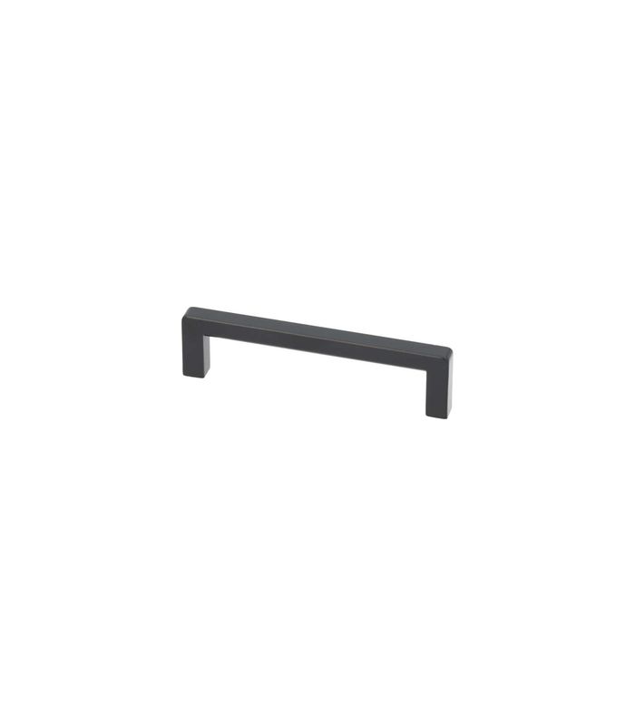 Möbelgriff Tholeto schwarz matt Ø 9 x 9mm, H 28 x L 328mm, BA 320mm