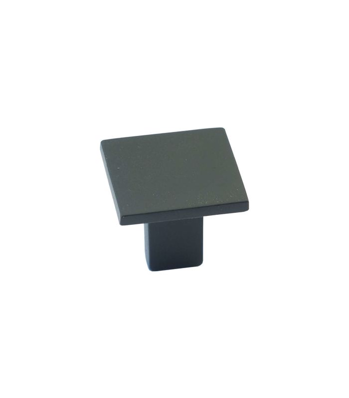 Möbelknopf Peleuto schwarz matt 28 x 28mm, H 28mm