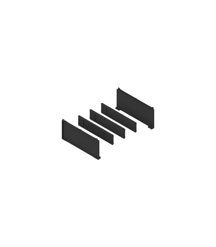 AMBIA-LINE Flaschenset, für LEGRABOX/MERIVOBOX, carbonschwarz matt