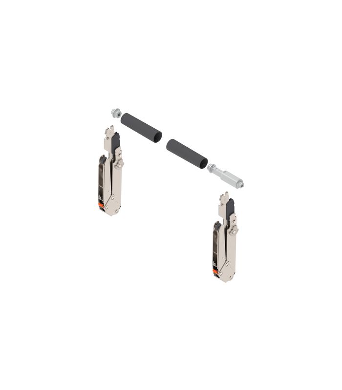 AVENTOS HL top Hochliftklappe, Hebel (Set), KH=300-340 mm, symmetrisch, vernickelt