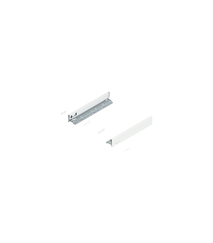 LEGRABOX Zarge, Höhe N (66.5 mm), NL=400 mm, links/rechts, für LEGRABOX pure, seidenweiss matt