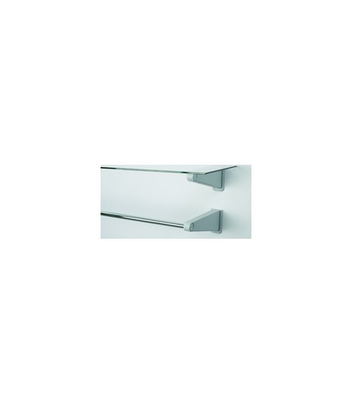 Tablarstütze Kunststoff Kunststoff, lichtgrau 115x55x305mm