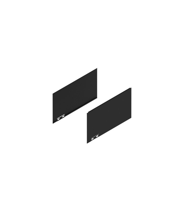 LEGRABOX Dekorelement, Höhe C (177 mm), NL=300 mm, links/rechts, carb.schw./carb.look