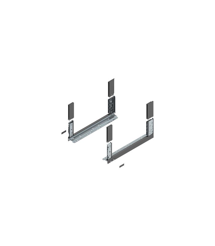LEGRABOX Zarge, Höhe C (177 mm), NL=500 mm, links/rechts, für LEGRABOX free, oriongrau matt