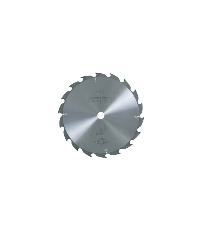 Sägeblatt-HM 370 x 2,2/4,2 x 30 mm, Z 18, WZ, für Längsschnitte in Holz (MKS 145 Ec)