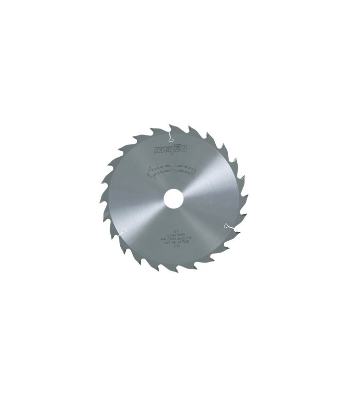 Sägeblatt-HM, 230 x 1,8/2,5 x 30 mm, Z 24, WZ