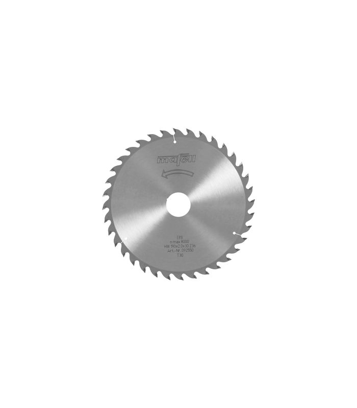 Sägeblatt-HM 190 x 1,4/2,0 x 30 mm, Z 36, WZ, für universellen Einsatz in Holz