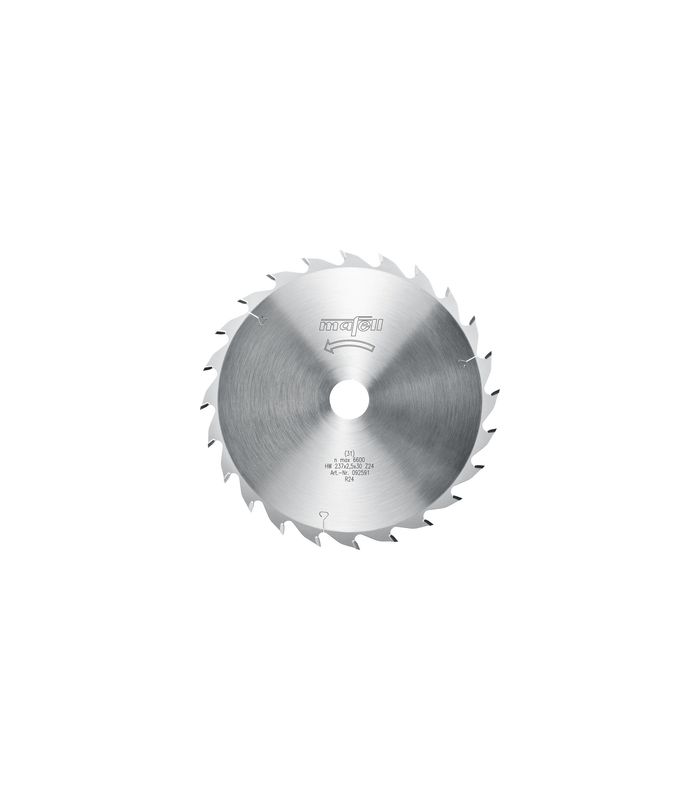 Sägeblatt-HM 237 x 1,8/2,5 x 30 mm, Z 24, WZ, für Längs- und Querschnitte