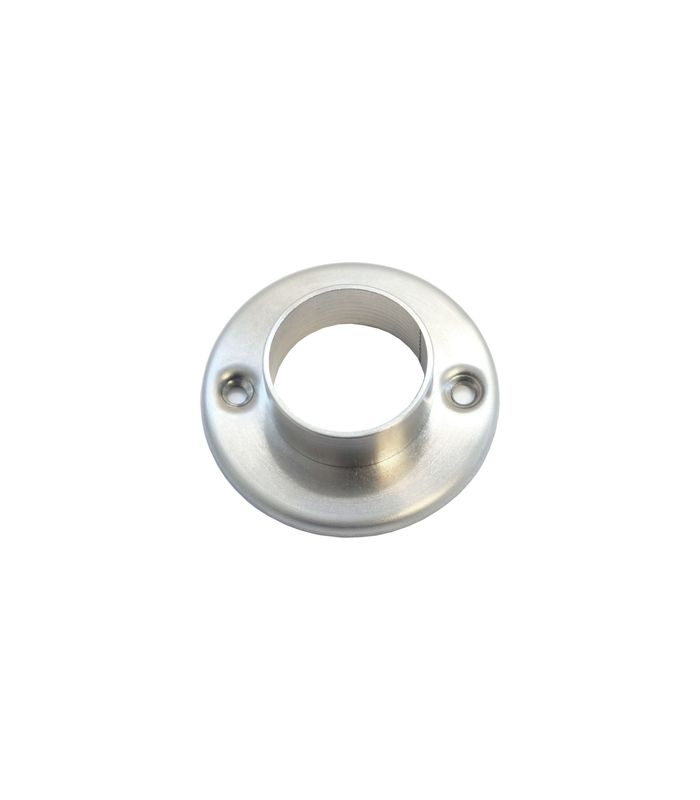 Schrankrohrlager 25 mm Edelstahl, mit 2 Bohrungen