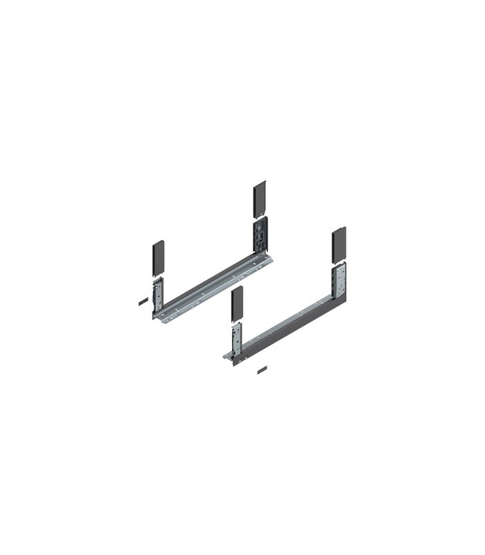 LEGRABOX Zarge, Höhe C (177 mm), NL=600 mm, links/rechts, für LEGRABOX free, oriongrau matt