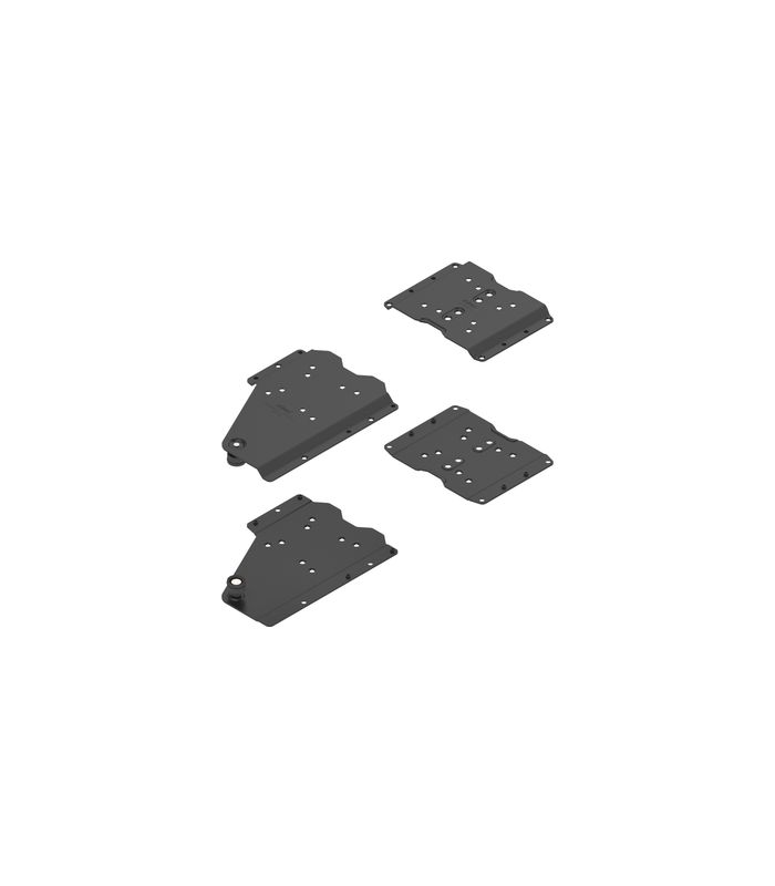 REVEGO duo, Pocketverbinder (Set), für Anwendung ohne Sockel, für Pocketseitendicke 18 bis 19 mm, rechts, schwarz