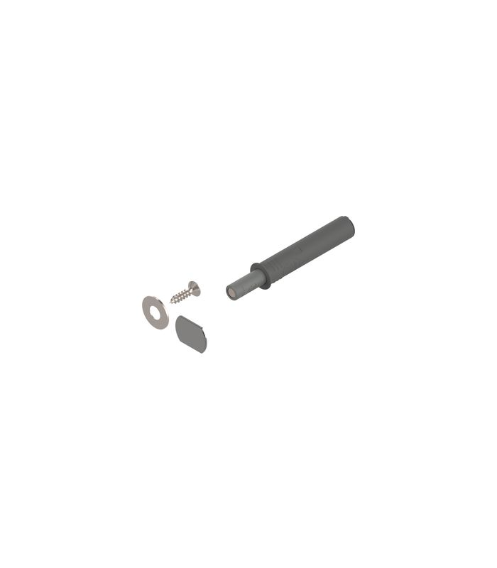 TIP-ON für Türen (Set), Kurzversion, mit Magnet, R7036 platingrau