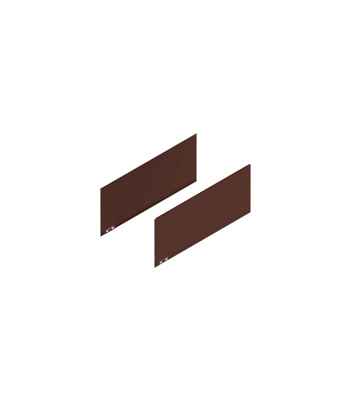 LEGRABOX Dekorelement, Höhe F (241 mm), NL=550 mm, links/rechts, noble rust