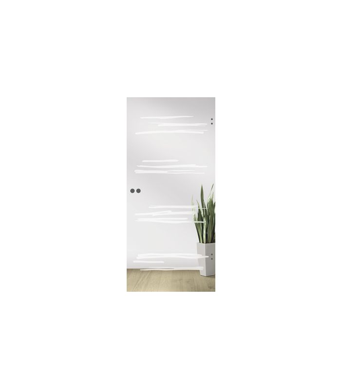 L&H Ganzglas Drehtür Typ Gemini Größe 1972 x 834 x 8 mm