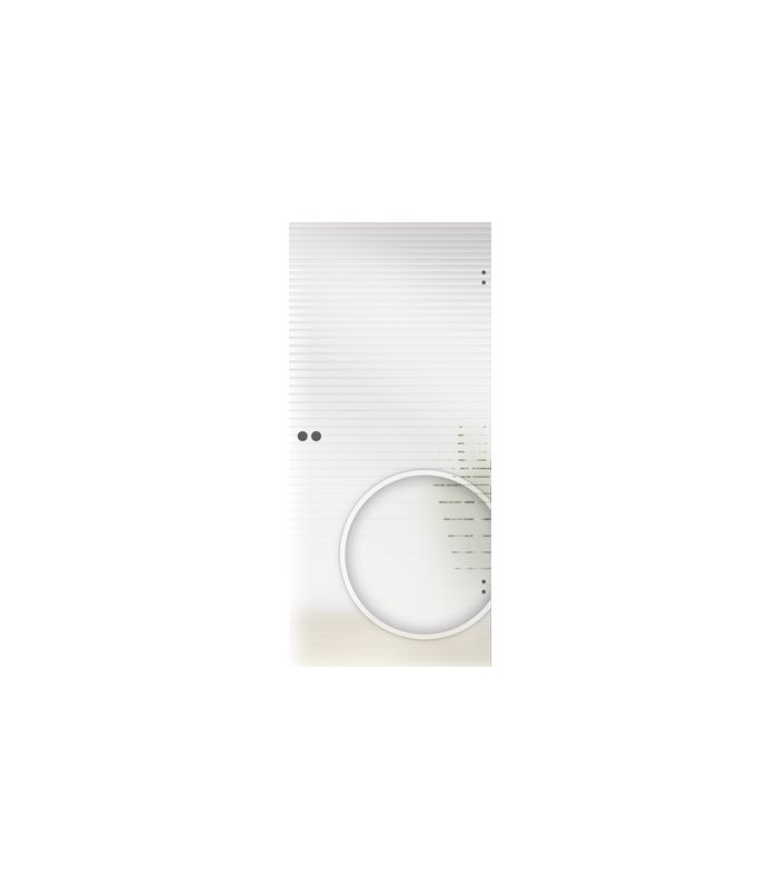 L&H Ganzglastür Tenda Classic White Größe 1972 x 834 x 8 mm