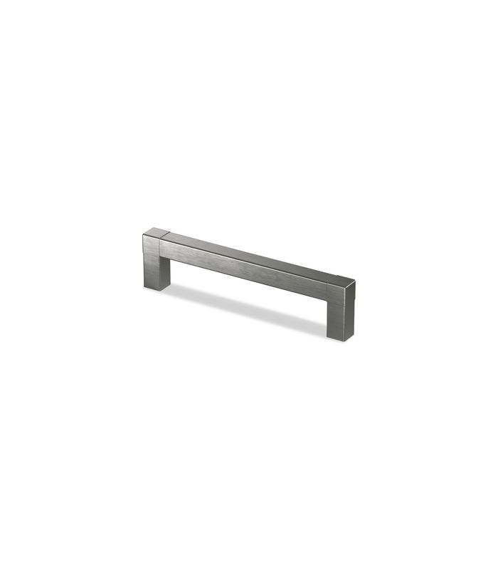 Griff Cadro, Bohrabstand 128, L 140.5 mm, B 12.5 mm, H 35 mm, Edelstahl Optik gebürstet