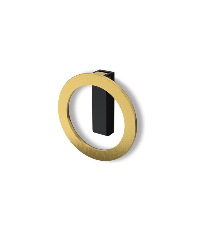 MB-Griff,Ø64x32mm,H16,5mm,Zink Campli 9348210,schwarz goldoptik