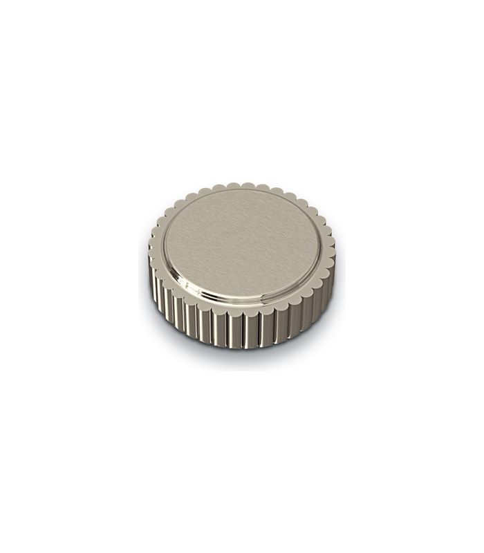 MB-Knopf,Ø43,5mm,Zink Varano 9348289,edelstahloptik