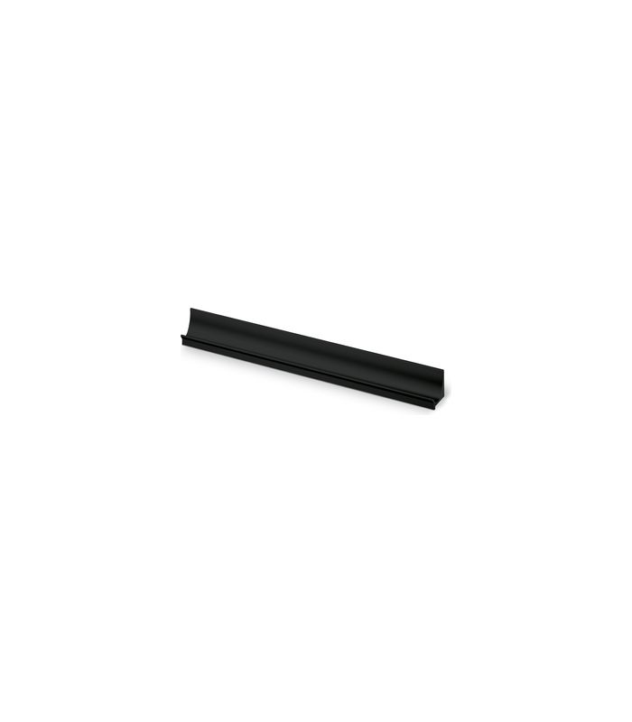 MB-Griffleiste,mit Harpunensteg,L2000mm Lutetia 9341119,Aluminium, schwarz matt