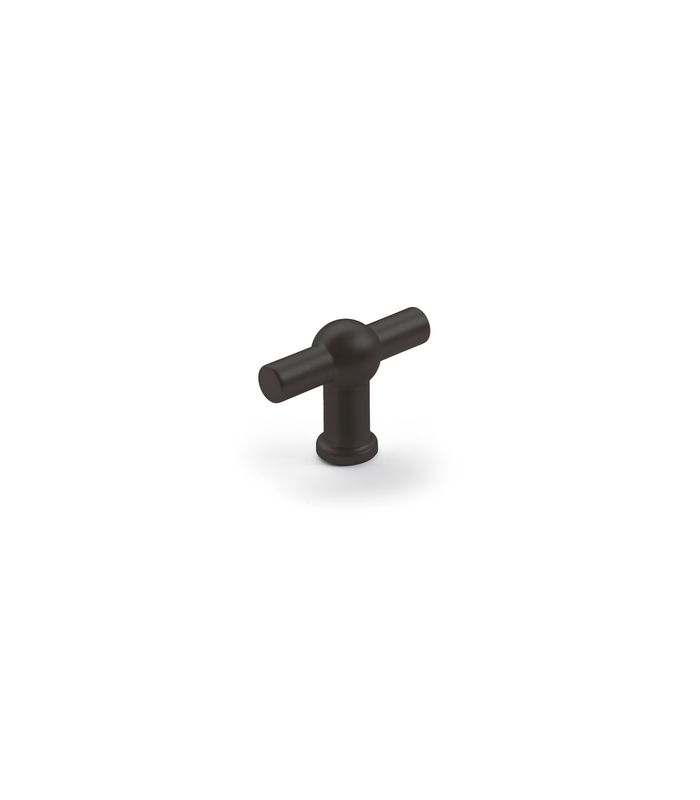 Möbel- Knopf, Altedo, 9265886, Länge 50mm, Höhe 37mm, Zink, schwarz matt