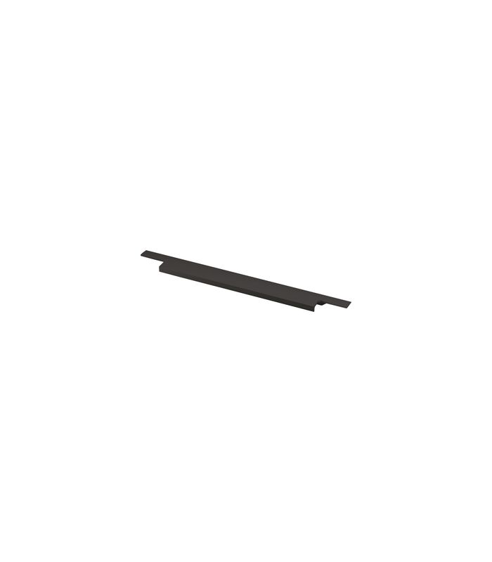 Möbel- Griffleiste, mit Harpunensteg, Lamezia 9265983, Länge 1.195mm, Aluminium matt