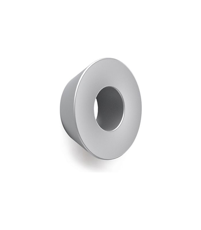 Möbel- Knopf, Olivia, 9266415, Durchmesser 57mm, Höhe 20mm, Zink, aluminiumoptik