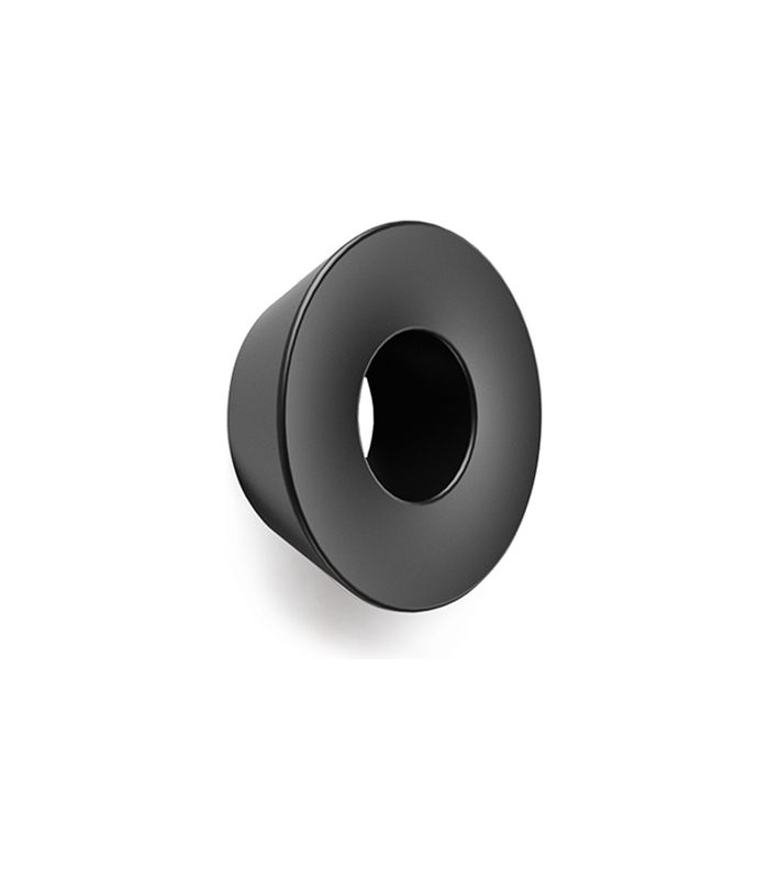 Möbel- Knopf, Olivia, 9266416, Durchmesser 57mm, Höhe 20mm, Zink, schwarz matt