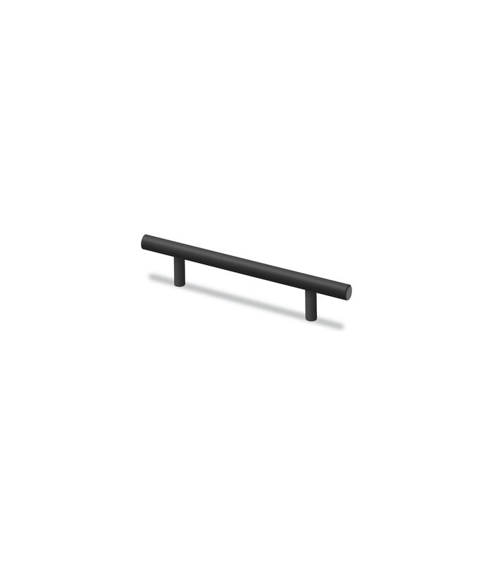 Möbel- Stangengriff, HALE, 9306956, Durchmesser 12x 352mm, Höhe 35mm, schwarz, matt